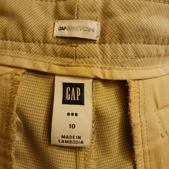 Gap Stretch Women's Professional Flat Front Bermuda Shorts Size 10 - Picture 5 of 6